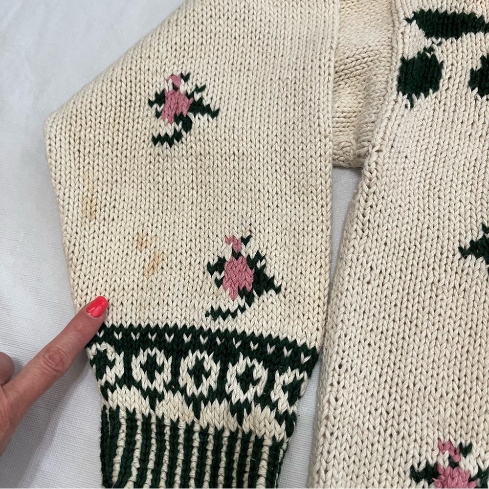 Vintage Westbound Floral Sweater Grandma CottageCore Granny - Picture 3 of 10